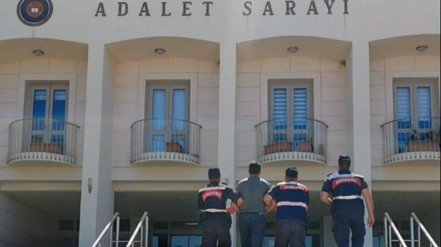 Hükümlü işlemlerinin ardından cezaevine gönderildi.
