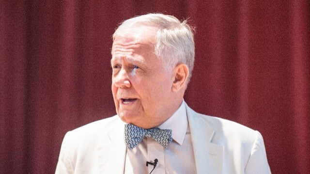 Jim Rogers, investisseur américain et commentateur financier, à Londres.