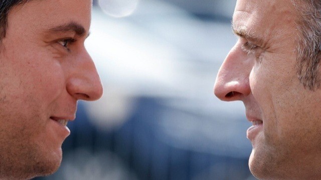 Le Premier ministre français, Gabriel Attal et le président de la République française, Emmanuel Macron.