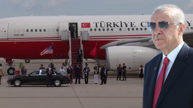 Cumhurbaşkanı Recep Tayyip Erdoğan, ABD'ye ulaştı.