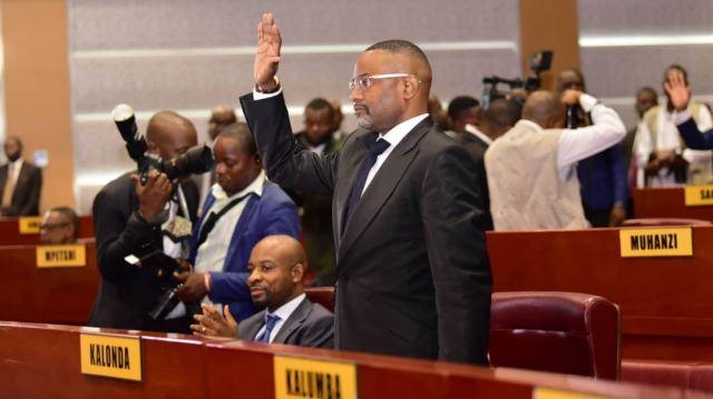 Le sénateur congolais Salomon Idi Kalonda, proche de Moïse Katumbi.