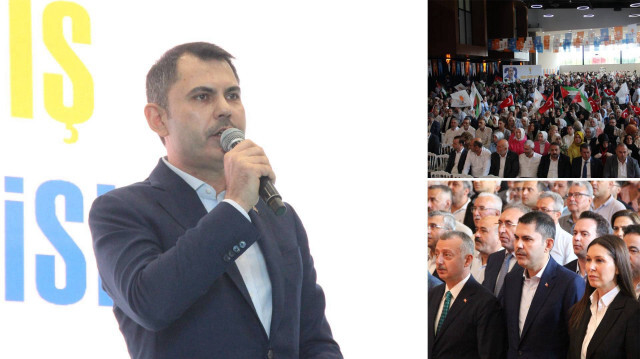 AK Parti İl Danışma Meclisi Toplantısı'na katılan Çevre, Şehircilik ve İklim Değişikliği Bakanı Murat Kurum.