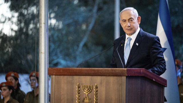 Le Premier ministre israélien Benyamin Netanyahu au cimetière militaire de Mont Herzl à Jérusalem, le 4 août 2024.