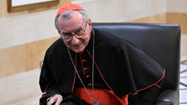 Le secrétaire d'État du Saint-Siège, le cardinal Pietro Parolin, à Beyrouth, le 26 juin 2024.