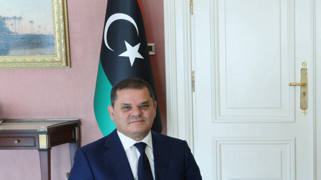 Le Premier ministre libyen, Abdul Hamid Dbeibeh au Pavillon Vahdettin à Istanbul, le 20 octobre 2023.