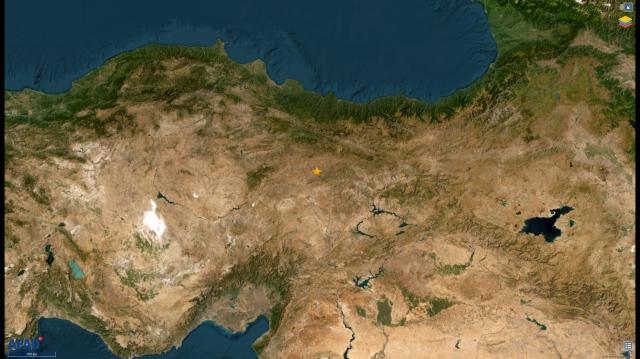 Depremin 9,7 kilometre derinlikte meydana geldiği belirlendi.