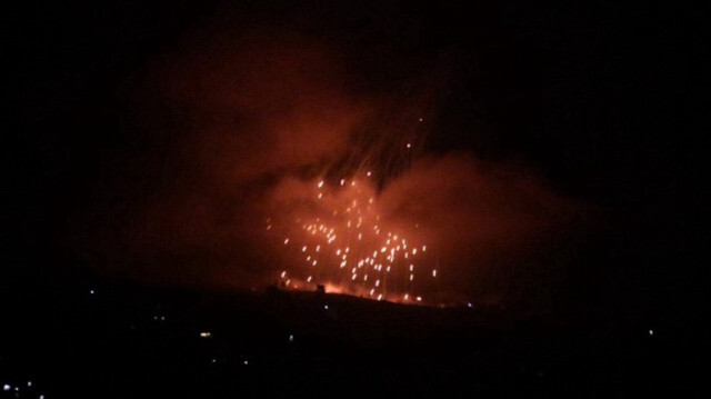 Les attaques nocturnes de l'armée israélienne sur Gaza.