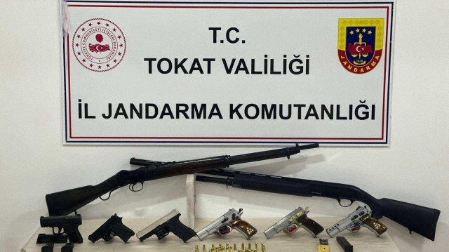 Tokat'ta silah ve uyuşturucu operasyonlarında 4 kişi tutuklandı 