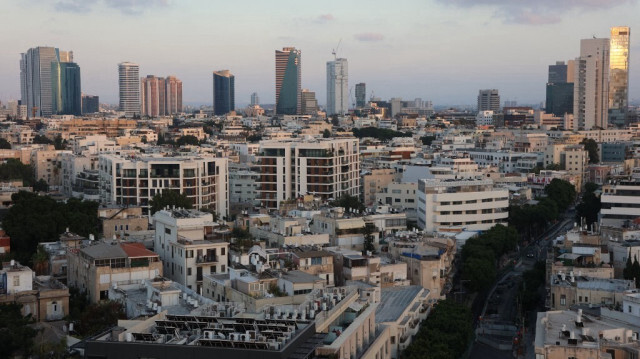 Une vue générale de Tel Aviv, le 12 août 2024. 