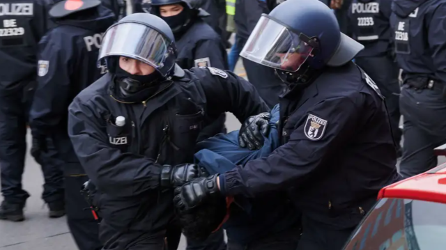 Arrestation d'un membre du PKK par la police allemande (illustration).