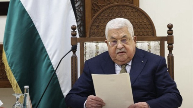 Le Président palestinien, Mahmoud Abbas. 