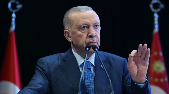 Le président turc Recep Tayyip Erdogan lors d'une allocution, à Ankara, le 30 juillet 2024.