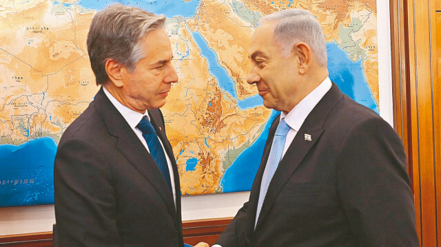 Antony Blinken, Binyamin Netanyahu.