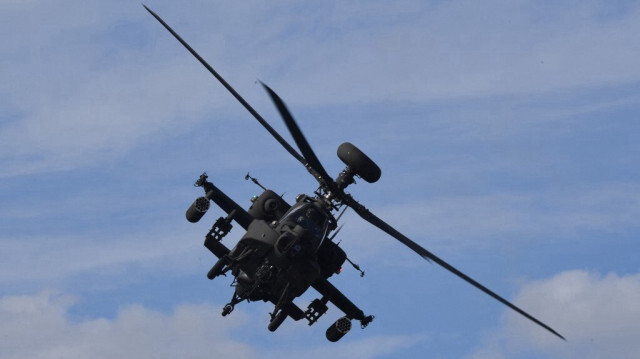 Un hélicoptère AH-64E Apache sud-coréen.