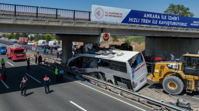 Polatlı yakınlarında 9 Ağustos'ta yolcu otobüsünün köprü ayağına çarpmıştı. 