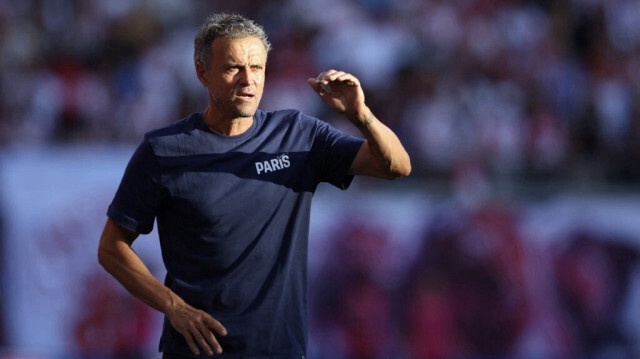 L'entraîneur espagnol du Paris Saint-Germain, Luis Enrique.