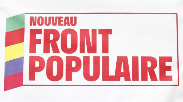 Logo de l'alliance politique de gauche Nouveau Front Populaire (NFP).