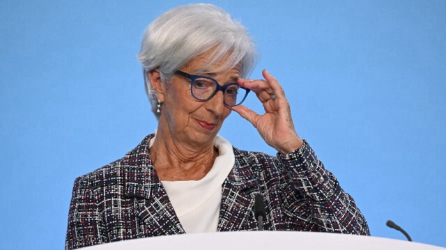 La Présidente de la Banque centrale européenne (BCE), Christine Lagarde, à Francfort-sur-le-Main, ouest de l'Allemagne, le 18 juillet 2024. 