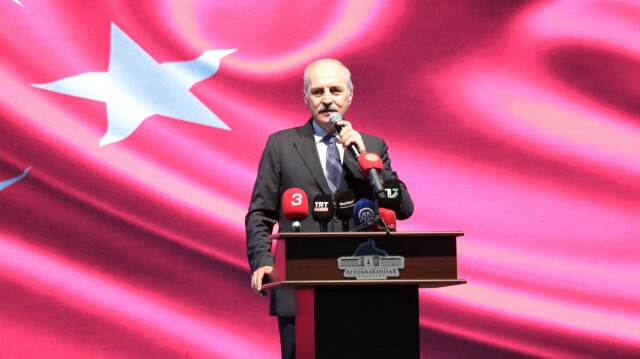 TBMM Başkanı Numan Kurtulmuş Afyonkarahisar'da açıklamalrda bulundu