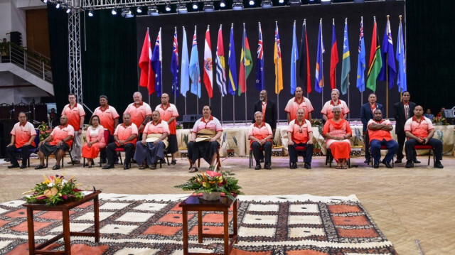 Le sommet du Forum des îles du Pacifique à Tonga, le 26 août 2024.