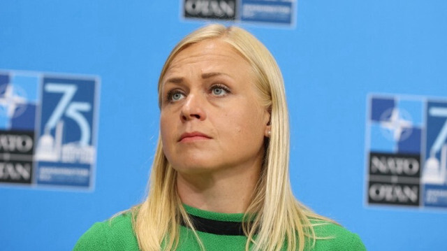 La ministre des Affaires étrangères finlandaise Elina Valtonen à Washington, le 10 juillet 2024.