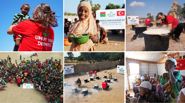 Umut Var Derneği, Madagaskar'daki yardımlarını aralıksız sürdürüyor.