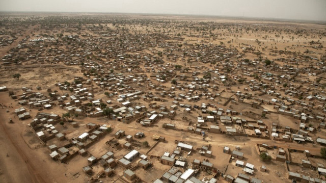 Vue générale de la ville de Barsalogho, Burkina Faso, le 29 mai 2024.