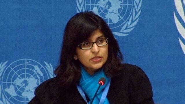 Ravina Shamdasani, porte-parole du Bureau des droits de l'homme des Nations Unies, le 10 novembre 2023.