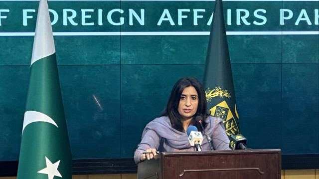 Mumtaz Zahra Baloch, porte parole du ministère pakistanais des Affaires étrangères, à Islamabad, le 2 novembre 2023.