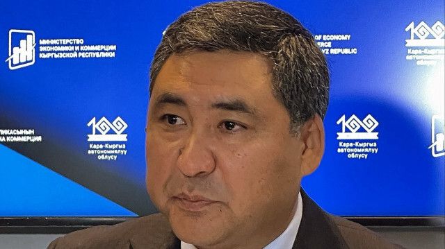 Le ministre de l'Économie et du Commerce du Kirghizistan, Daniyar Amangeldiyev, à Bichkek, le 29 août 2024.