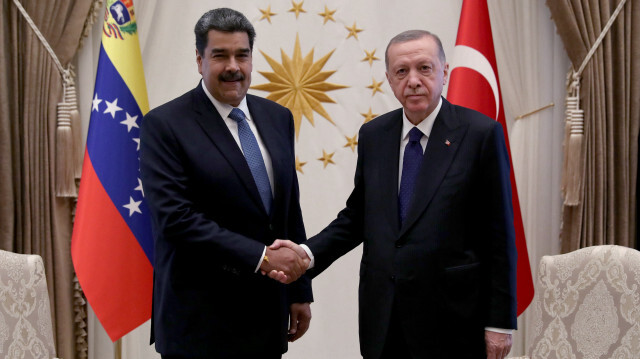 Venezuela Cumhurbaşkanı Nicolas Maduro - Cumhurbaşkanı Recep Tayyip Erdoğan