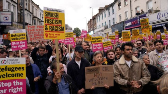 Thousands in London stage rally against racism
