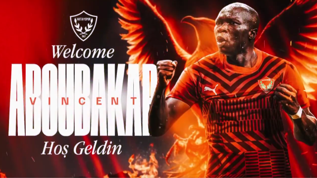 Le joueur camerounais Vincent Aboubakar rejoint le club turc d'Hatayspor, le 10 septembre 2024.