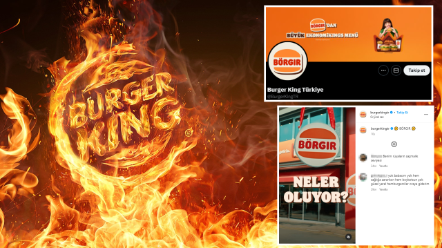 Burger King, Türkiye'deki adını 'Börgır' olarak değiştirerek boykottan kaçmaya çalıştı.