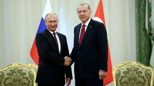 Cumhurbaşkanı Recep Tayyip Erdoğan- Rusya Devlet Başkanı Putin