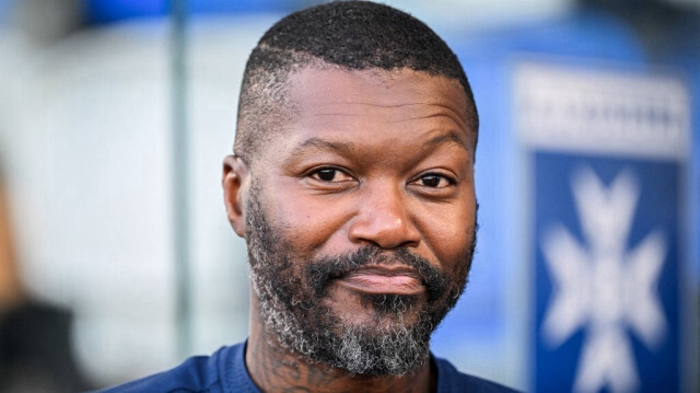 L'ancien joueur français, Djibril Cissé, à Auxerre, dans le centre de la France, le 17 mai 2024. 