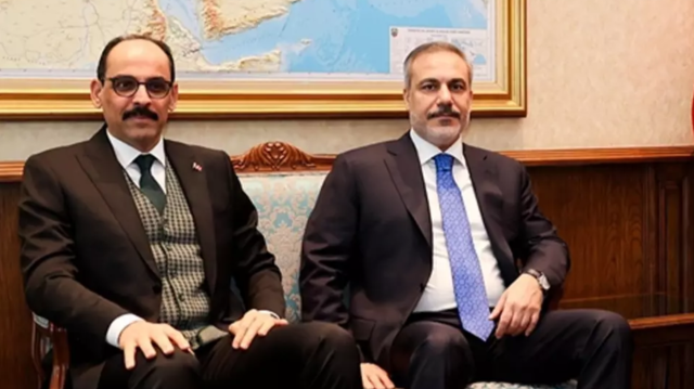 İbrahim Kalın, Hakan Fidan.