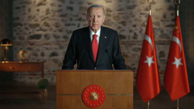 Le président turc Recep Tayyip Erdoğan lors de son allocution télévisée, le 12 septembre 2024. 