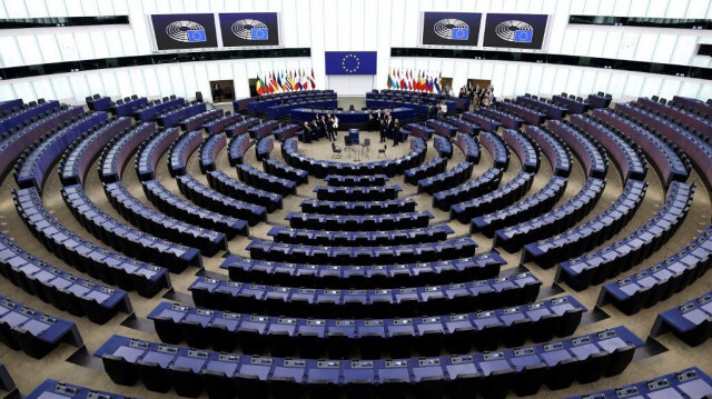 Hémicycle du Parlement européen à Strasbourg, dans l'est de la France, le 15 juillet 2024.