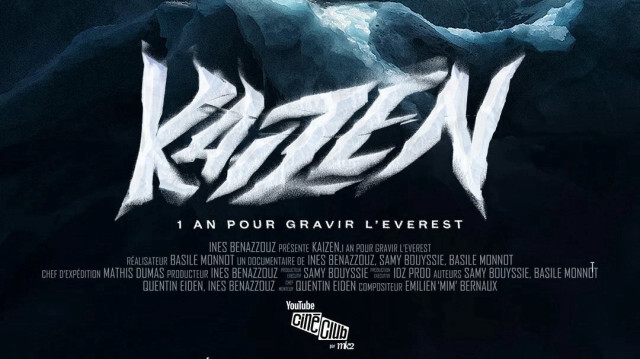 Affiche du film documentaire "Kaizen" du YouTubeur Inoxtag.