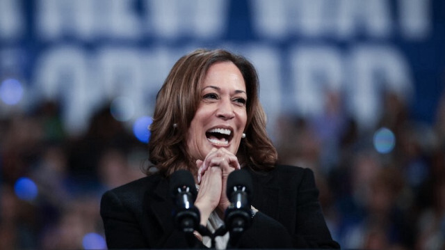 La vice-présidente américaine et candidate démocrate à l'élection présidentielle, Kamala Harris. 