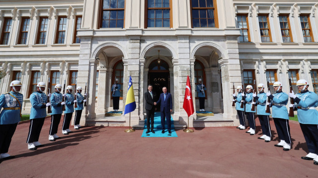 Cumhurbaşkanı Erdoğan- Bosna Hersek Devlet Başkanlığı Konseyi Başkanı Becirovic