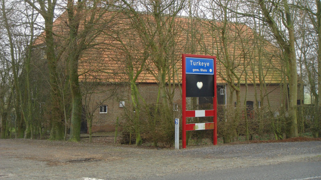 L'entrée de village Turkeye aux Pays-Bas.