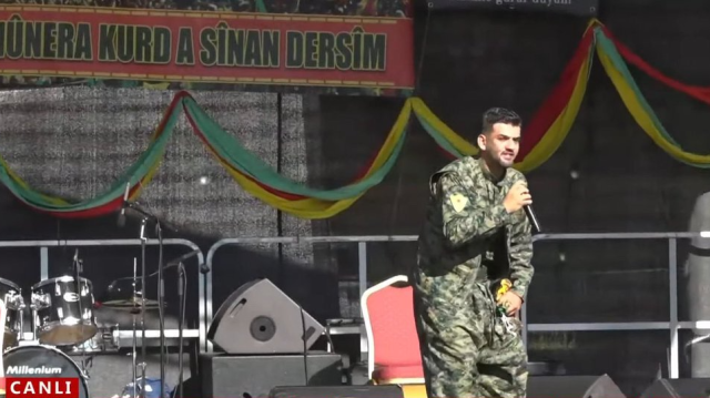 Fransa'nın Marsilya kentinde terör örgütü PKK destekçileri tarafından festival düzenlendi.