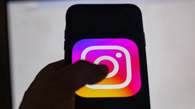 Logo du réseau social Instagram sur un smartphone, à Istanbul, le 2 août 2024.