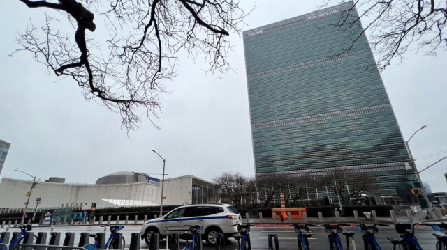 Le siège des Nations Unies à New York, le 17 mars 2022.