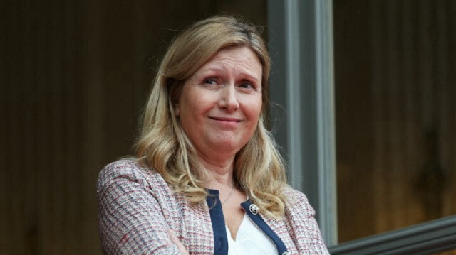 La présidente de l'Assemblée nationale, Yaël Braun-Pivet, à l'Hôtel de Lassay, résidence de la présidente de l'Assemblée nationale, à Paris, le 7 septembre 2024.