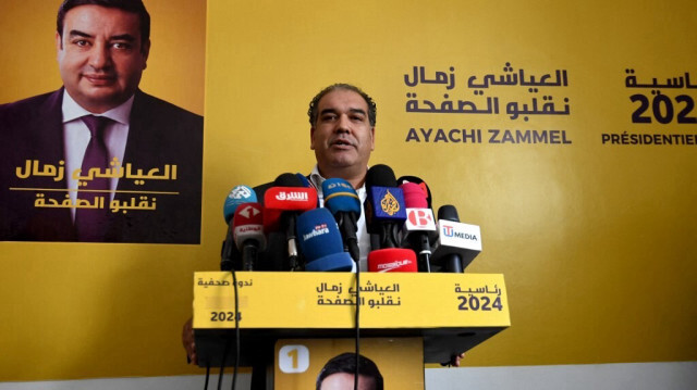 Ramzi Jebabli, directeur de campagne du candidat emprisonné Ayachi Zammel, annonce le lancement de la campagne électorale le 16 septembre 2024 à Tunis.