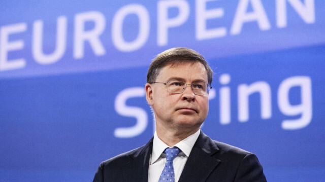 Valdis Dombrovskis, vice-président de la Commission européenne, à Bruxelles, le 19 juin 2024.