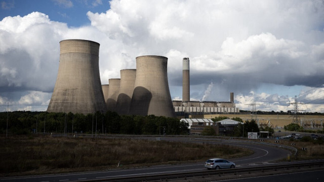 La centrale électrique au charbon de Ratcliffe-on-Soar est photographiée près de Nottingham, au centre de l'Angleterre, le 12 septembre 2024.